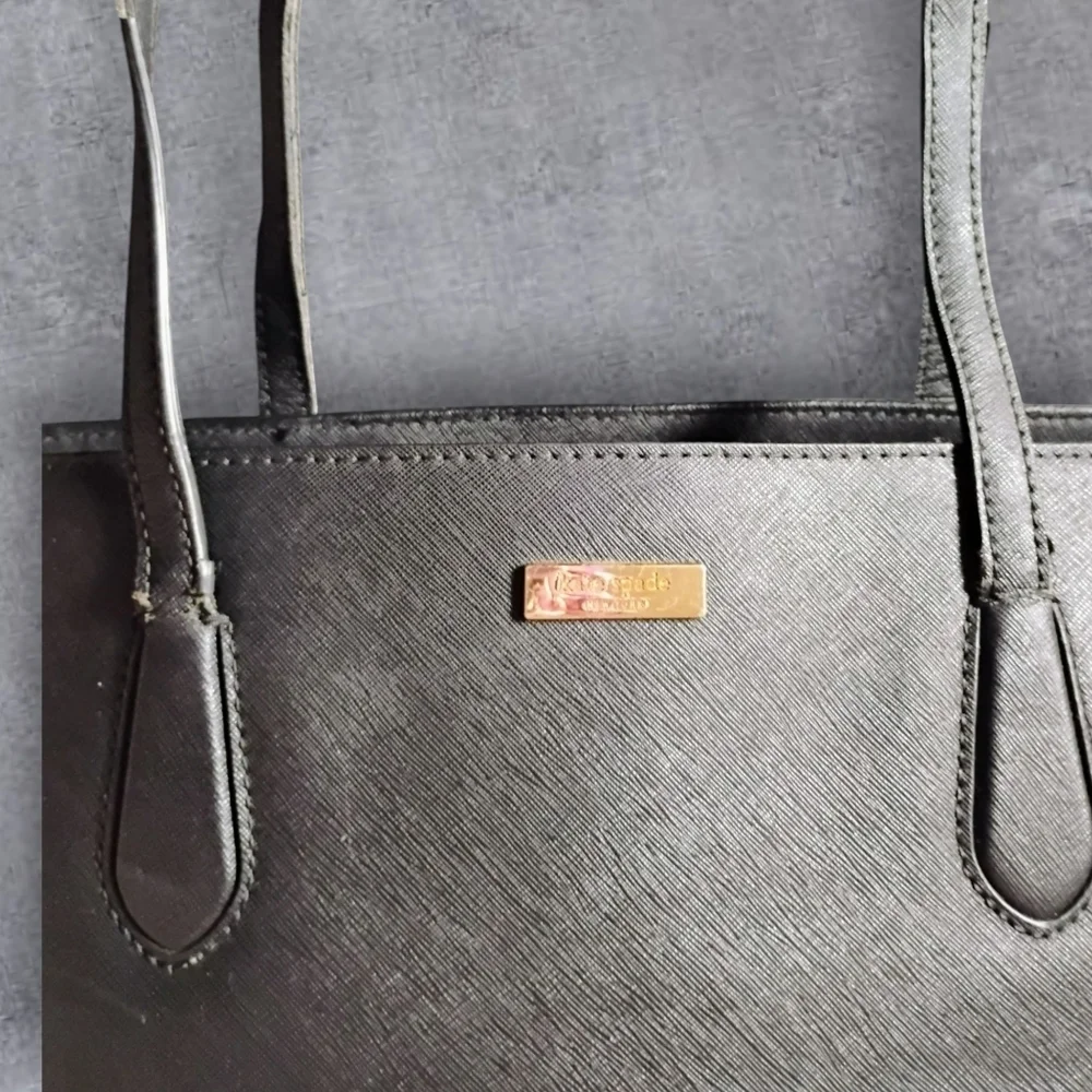 Kate Spade Laurel Way Dally Tote Black Saffiano Leather